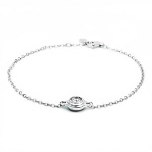 Lab Diamond Bezel Bracelet