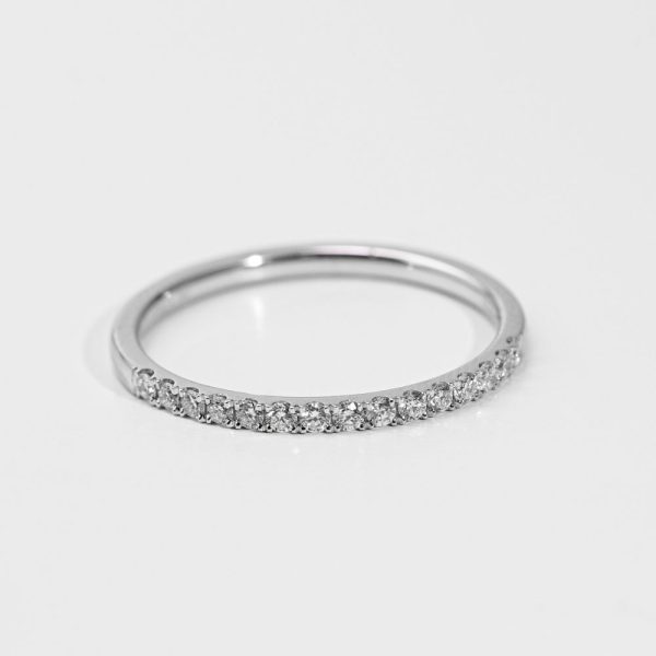 Pavé Diamond Half - Circle Band (3)