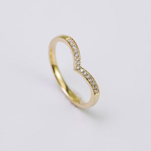 Rafayel Contour Pavé Band