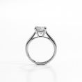 Round Brilliant Cathedral Solitaire Ring (2)