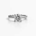 Round Brilliant Cathedral Solitaire Ring (3)
