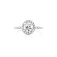 Round Brilliant Classic Halo Diamond Ring