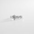 Round Brilliant Cluster-Shoulder Diamond Ring (2)