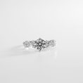 Round Brilliant Cluster-Shoulder Diamond Ring (3)