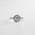 Round Brilliant Floral-Halo Diamond Ring (3)