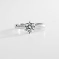 Round Brilliant Tapered-Cathedral Diamond Solitaire Ring (3)